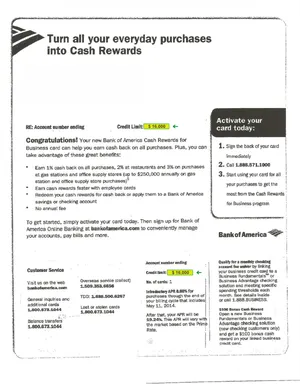 Funding approval letter