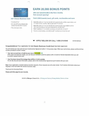 Funding approval letter