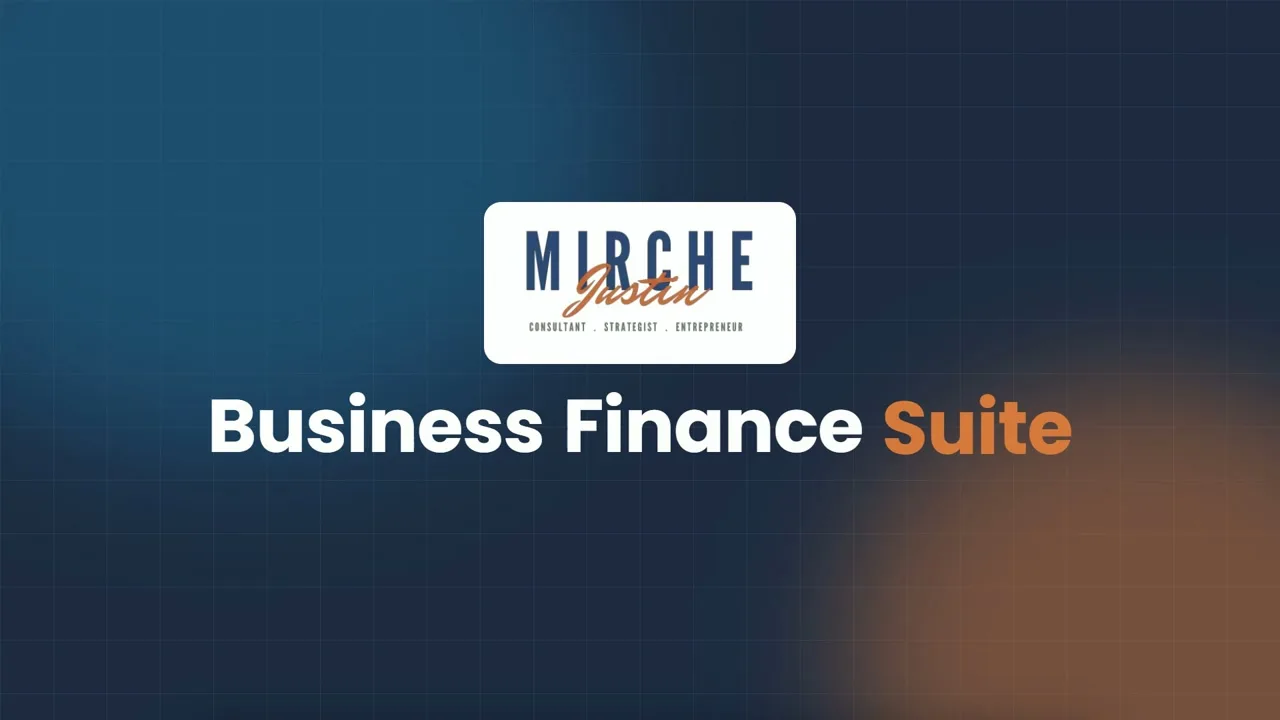 How the Business Finance Suite and the Justin Mirche coaching team work together